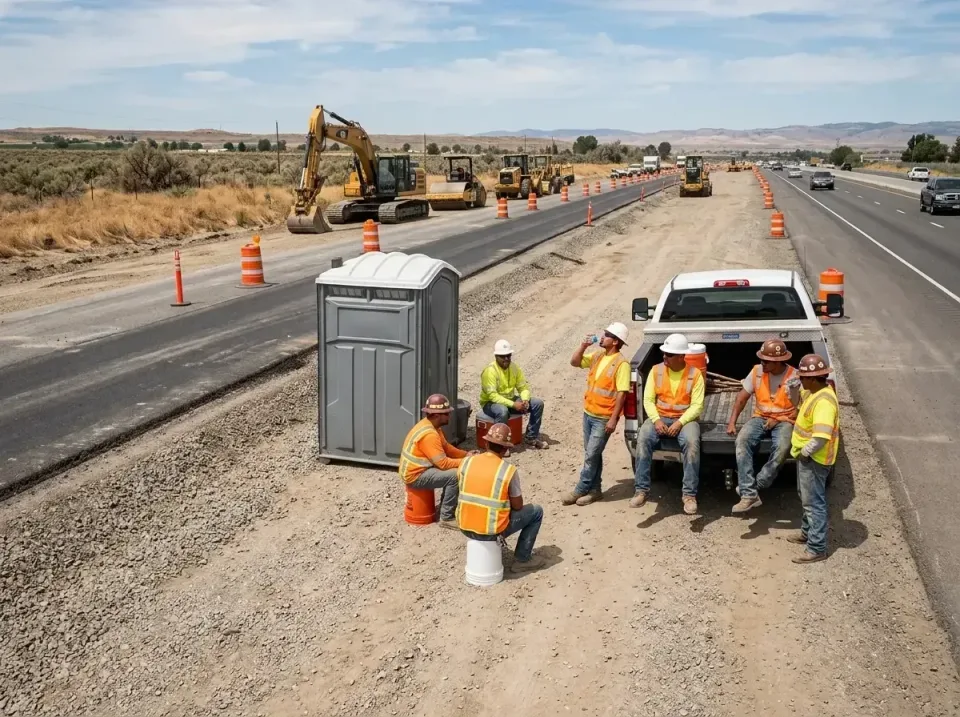 highway-road-construction-crew-007 — frequently asked questions, Porta Potty and Restroom Rentals in Sunnyside, WA